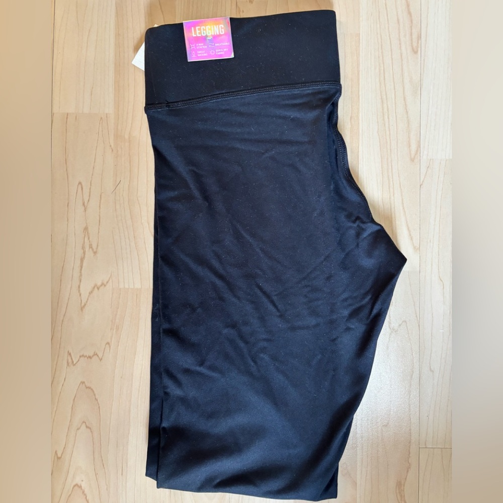 PINK Victoria Secret black leggings size Medium